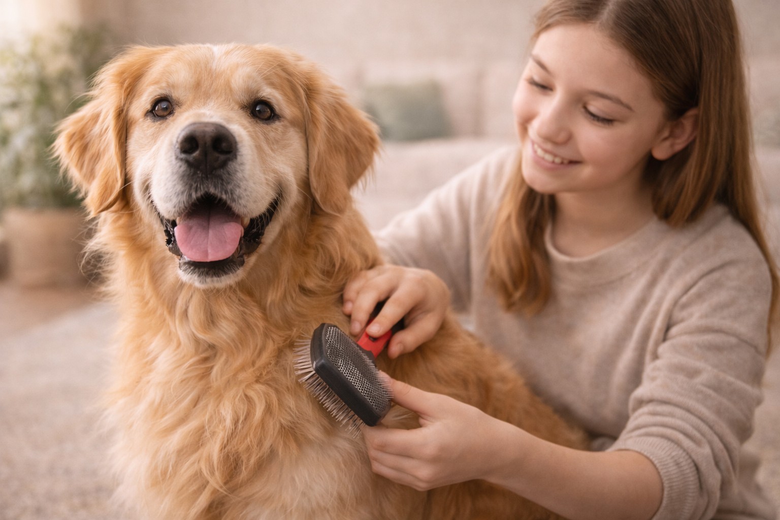 Best dog brush for golden retriever