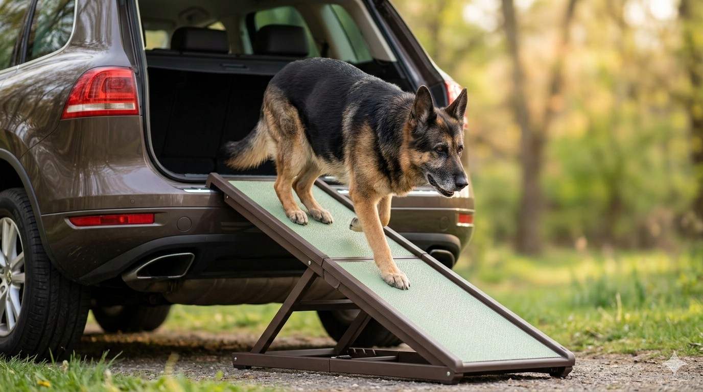 Best dog car ramp for senior dogs
