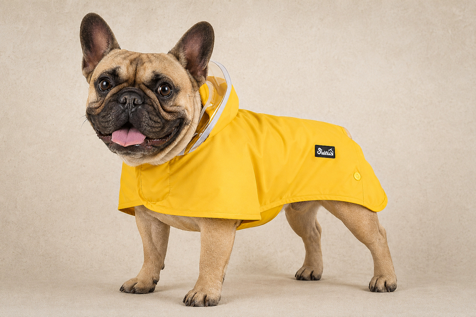 Lukovee Raincoat for Puppies Waterproof Reflective
