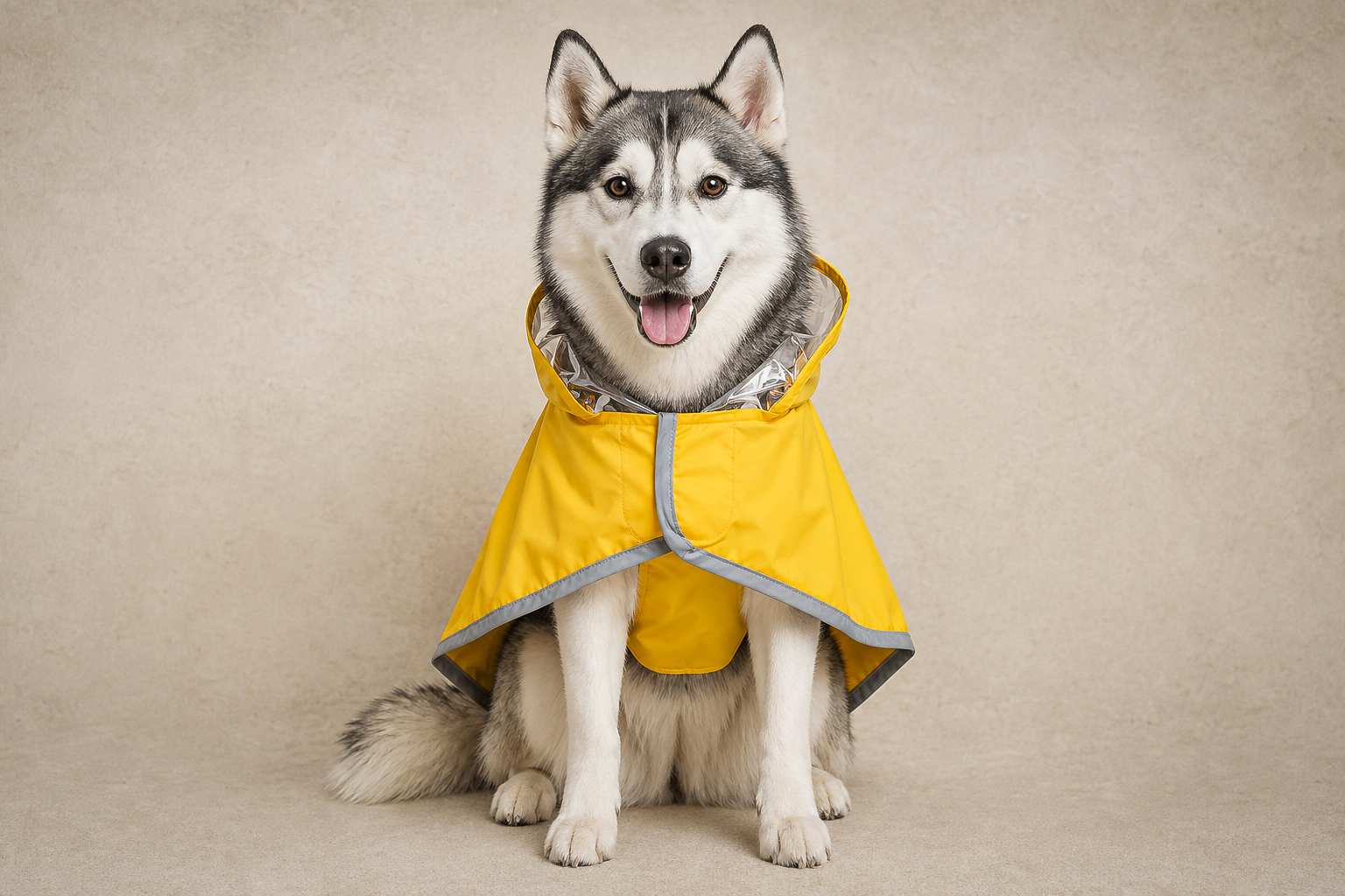 Lukovee Waterproof Reflective Dog Raincoat