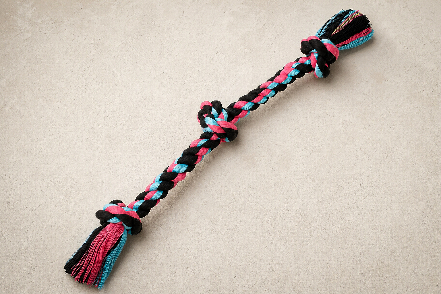 Mammoth Flossy Chews Color Rope Tug