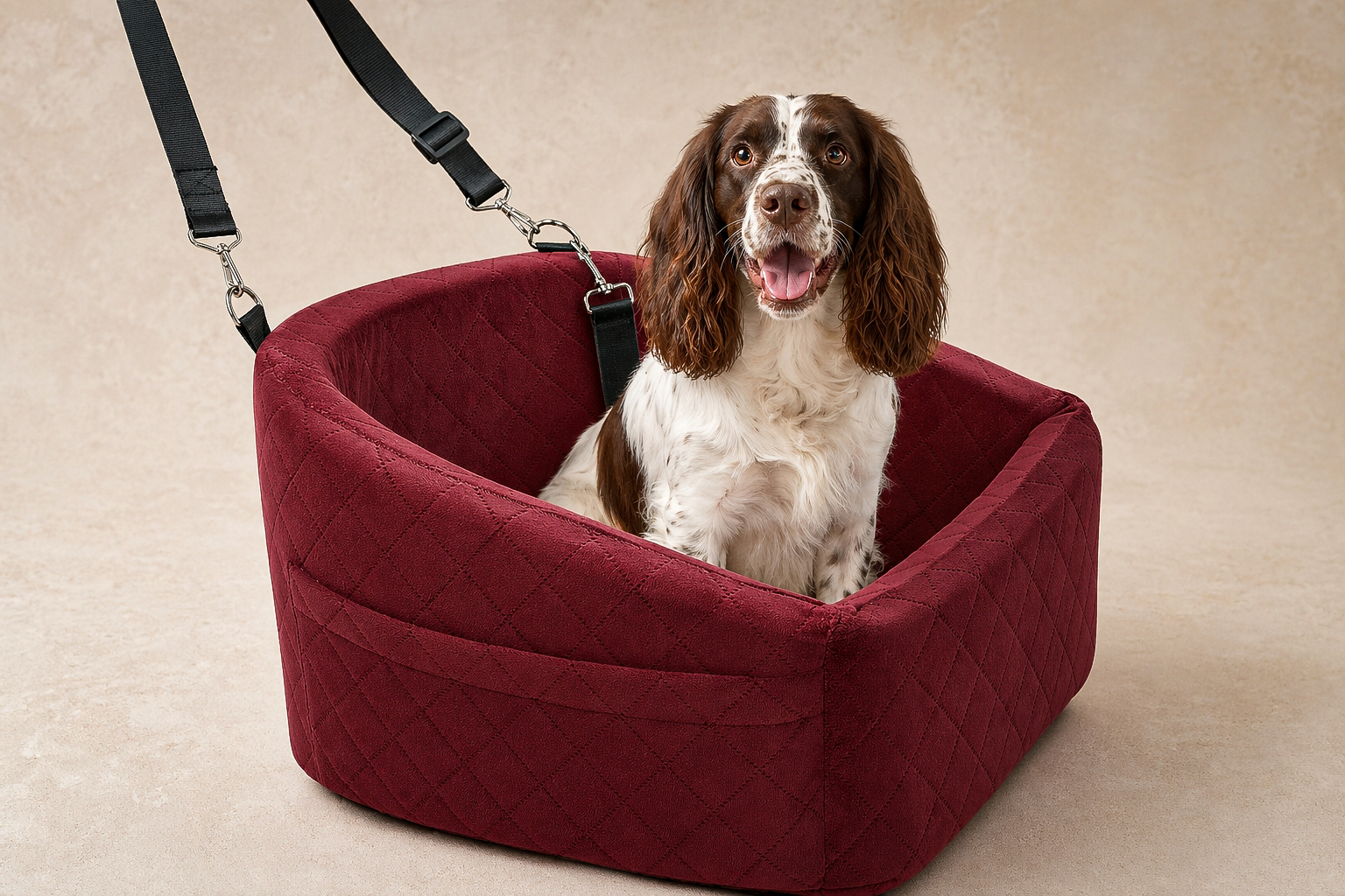 NEEZUKAR Dog Car Seat for Small Medium Dogs