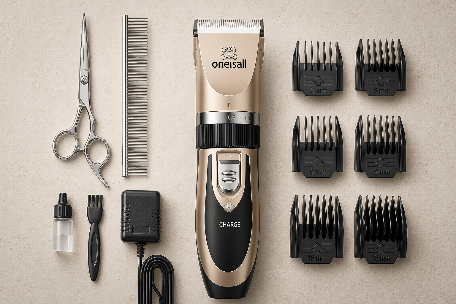 ONEISALL Dog Shaver Clippers Kit