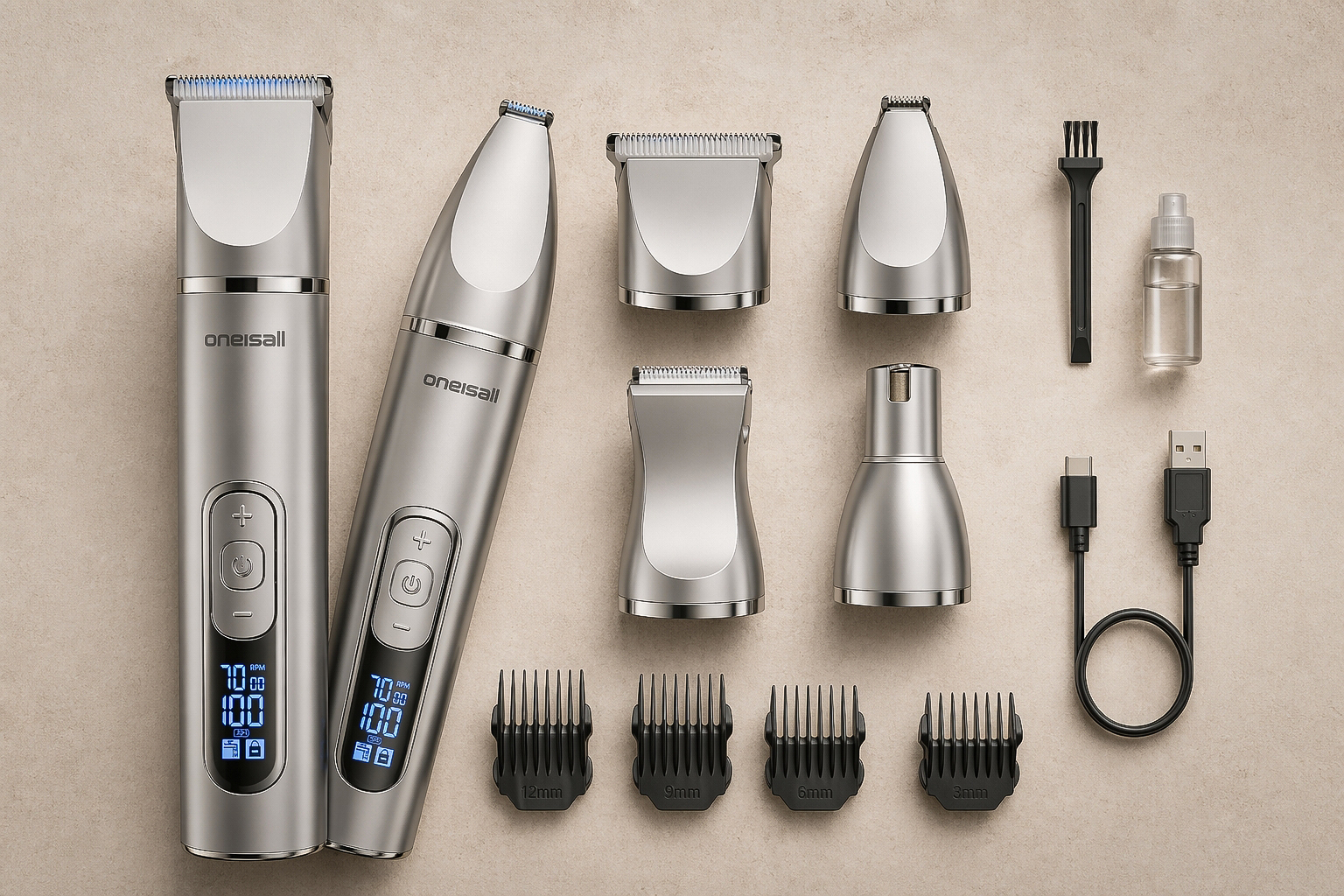 oneisall Dog Grooming Kit Waterproof Version