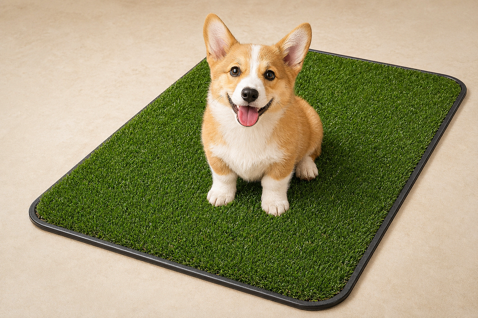 Ottomanson Artificial Grass Dog Potty