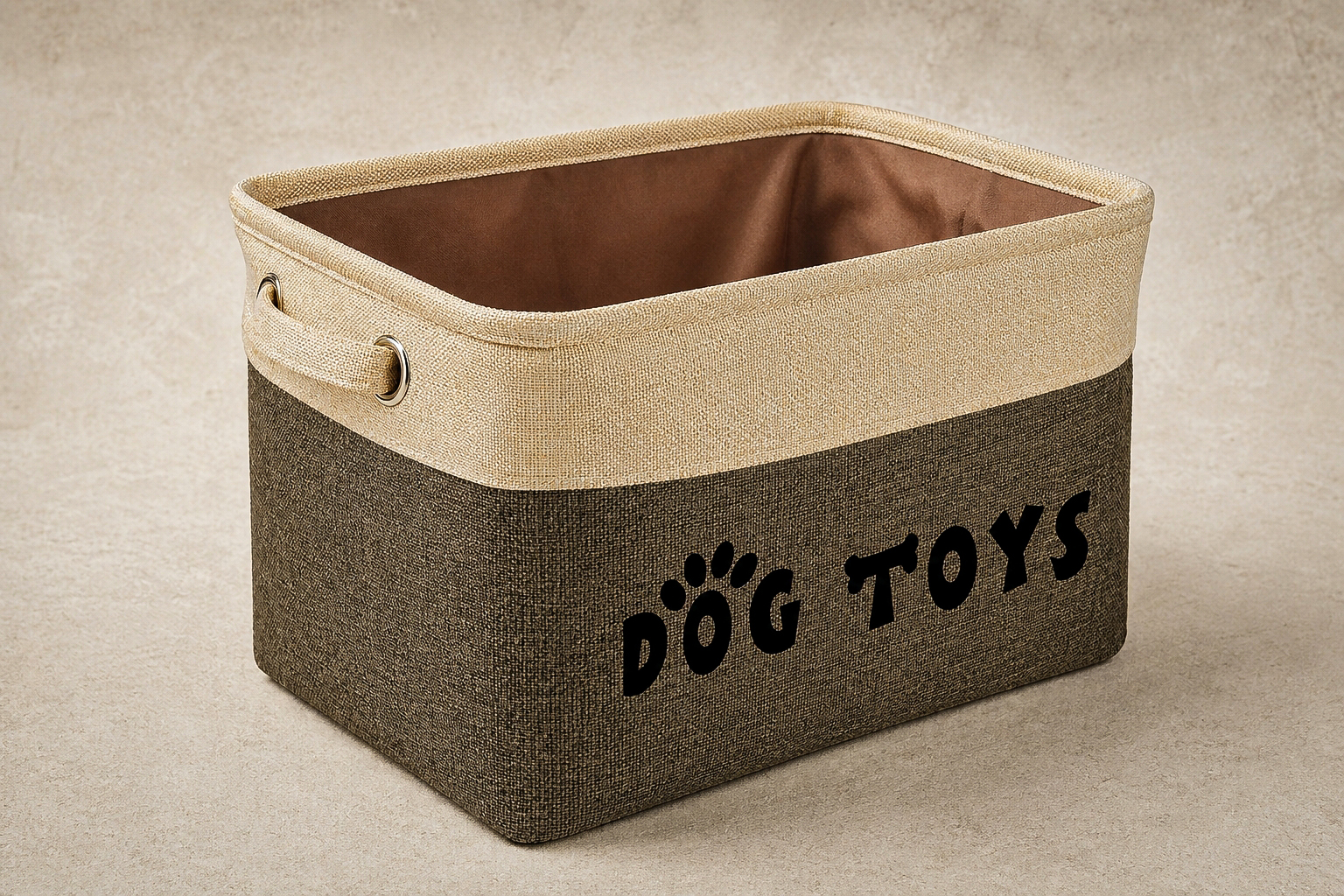 PET ARTIST Rectangular Dog Toy Bin