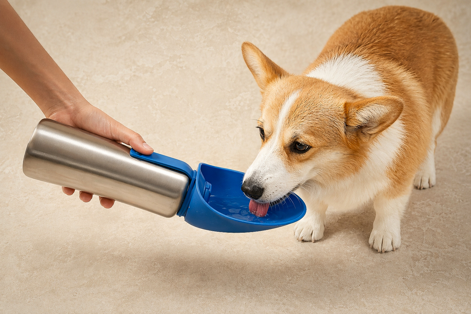 PupFlask Portable Dog Water Bottle