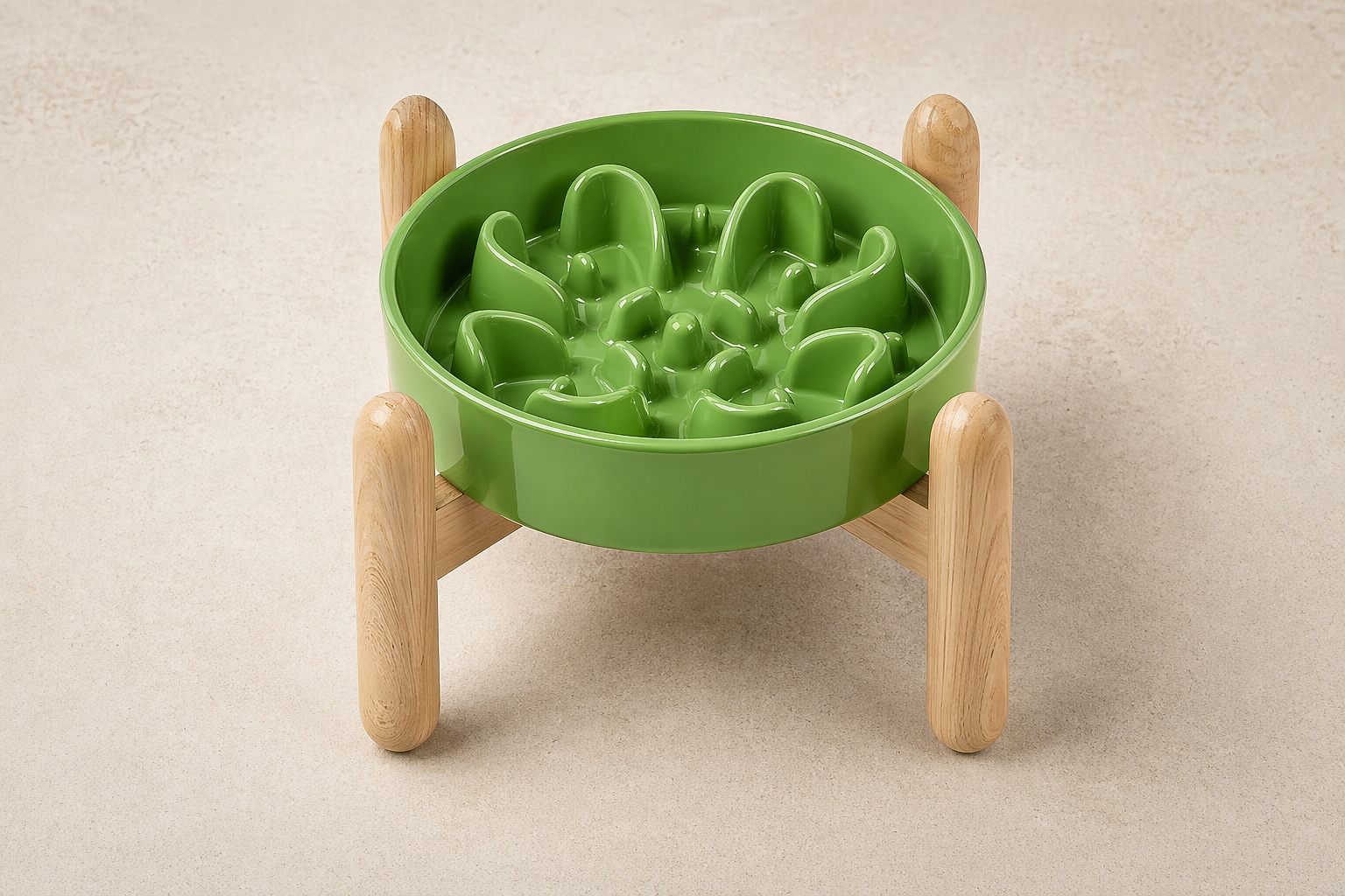 TAUCI Ceramic Slow Feeder Bowl