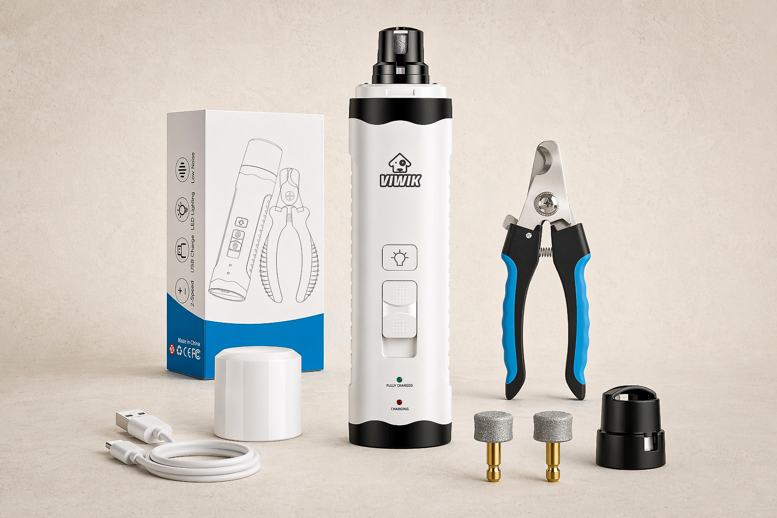 VIWIK Dog Nail Grinder for small dogs