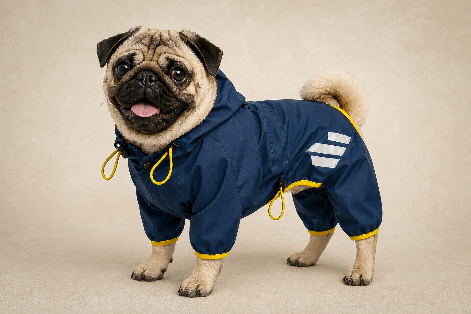 Raincoat Waterproof Reflective Lightweight Clothes for Dogs